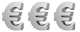logo euro couleur argent